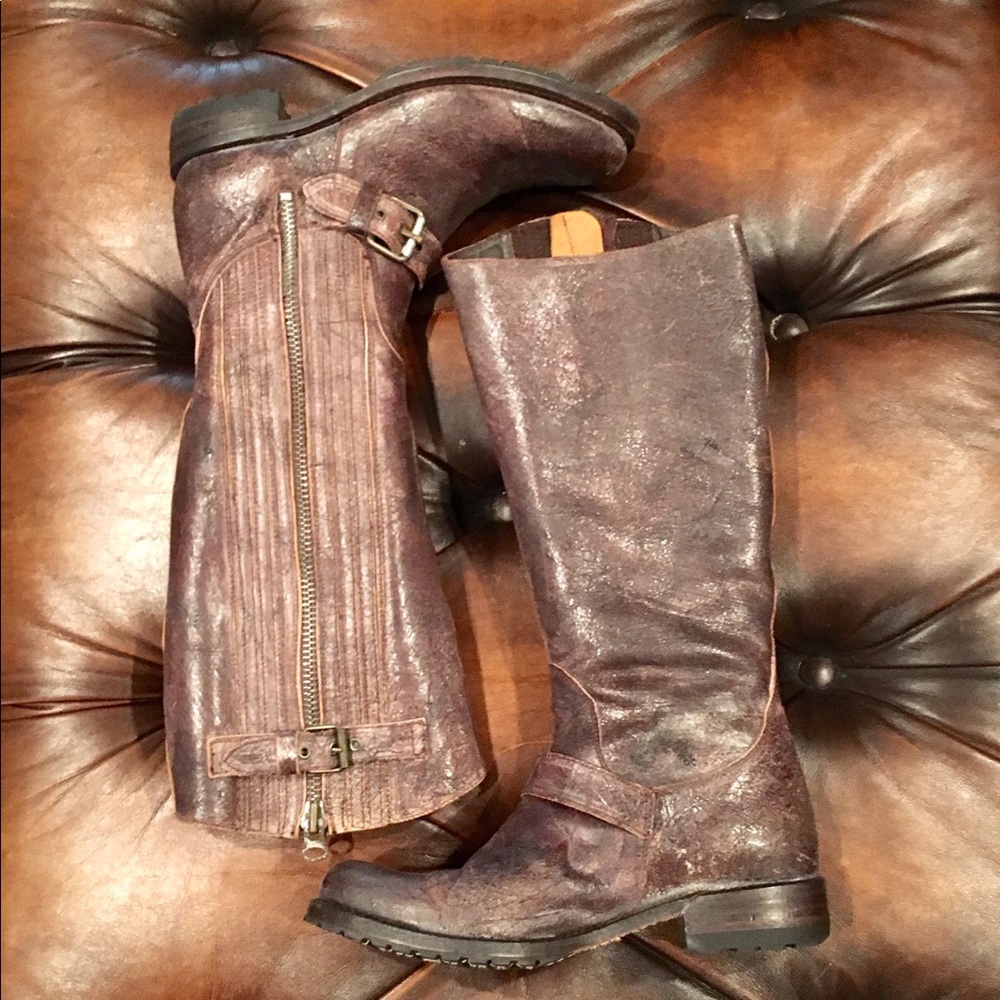 Sendra Tall Distressed Motorcycle Boot 9 - Picture 2 of 8